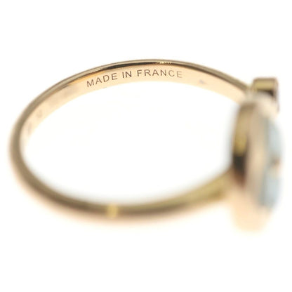 Louis Vuitton Monogram Sunblossom Mini Ring Diamond Shell Pink Gold