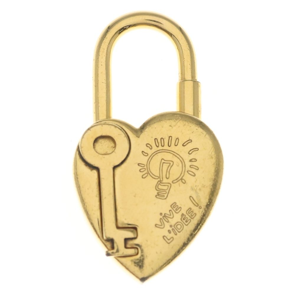 Hermes Rock Heart Cadena Bag Charm Gold