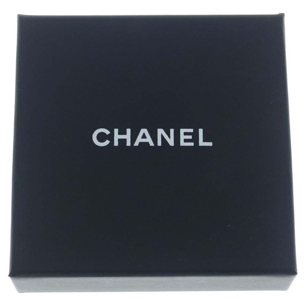 Chanel CC Logo Line Stone Denim Brooch — view 6