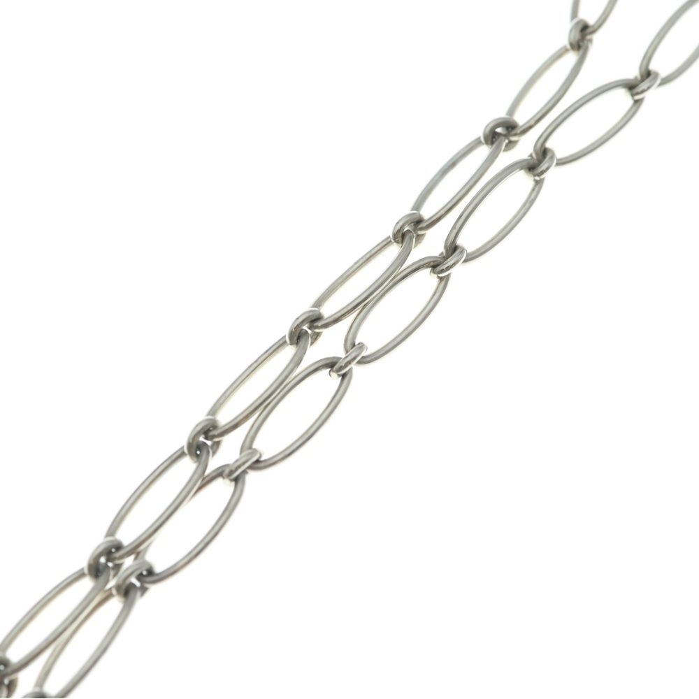 Tiffany & Co Infinity Cross Large Pendant Necklace Chain Silver — view 3