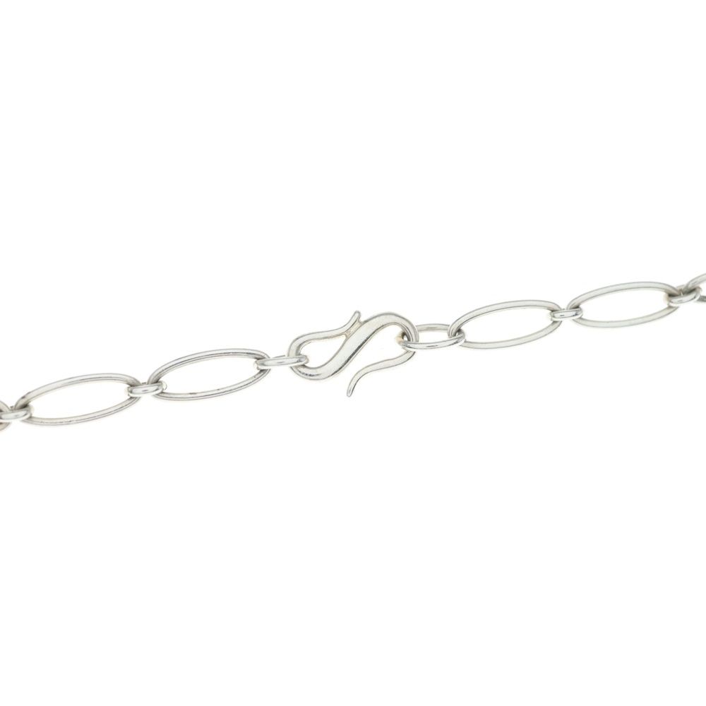 Tiffany & Co Infinity Cross Large Pendant Necklace Chain Silver — view 4