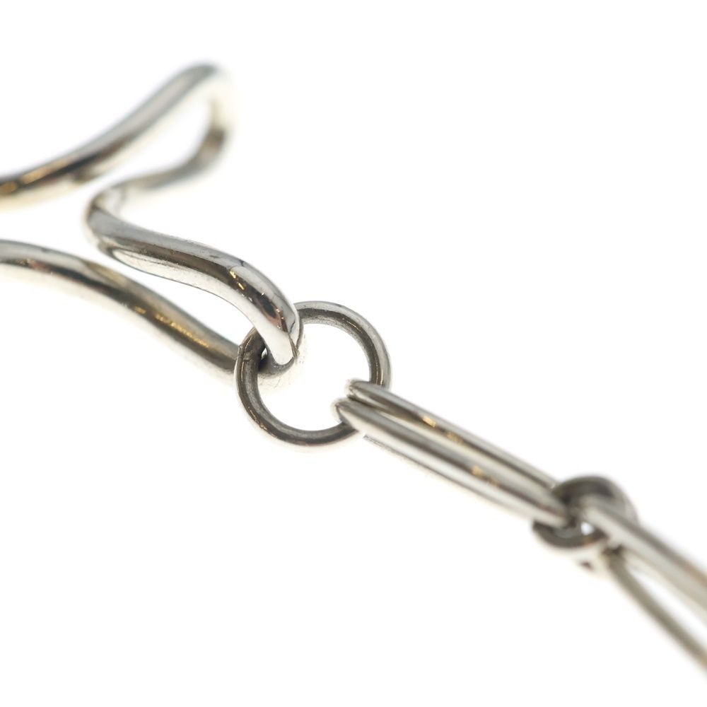 Tiffany & Co Infinity Cross Large Pendant Necklace Chain Silver — view 5