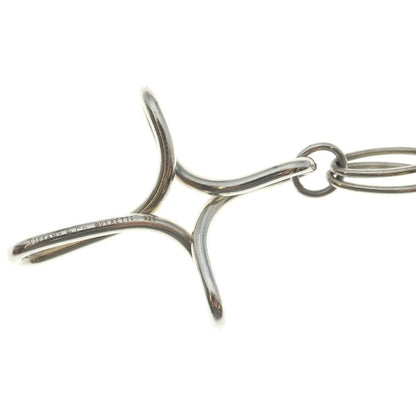 Tiffany & Co Infinity Cross Large Pendant Necklace Chain Silver — view 6