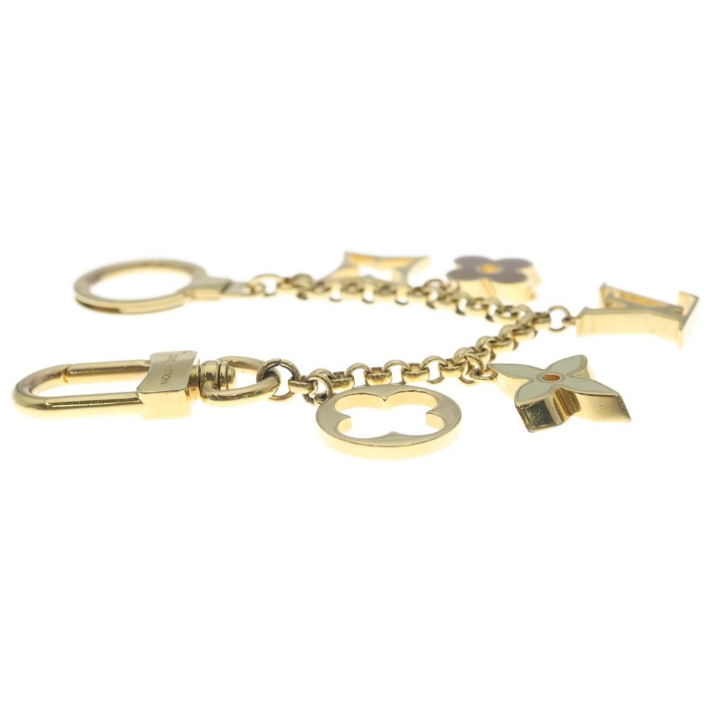 Louis Vuitton Fleur Ledo Monogram Bag Charm Gold — view 3
