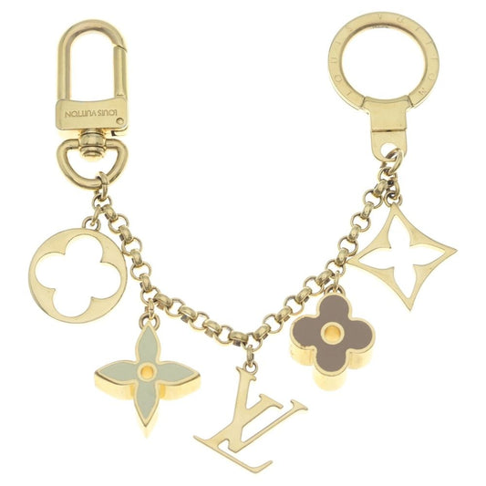 Louis Vuitton Fleur Ledo Monogram Bag Charm Gold