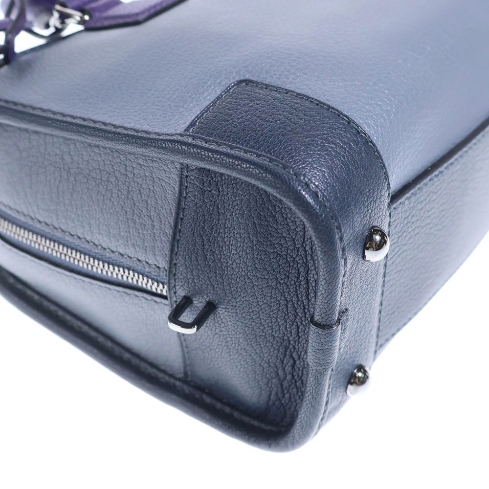 Loewe Amazona 23 2-Way Shoulder Bag Gray Purple Navy Silver — view 5