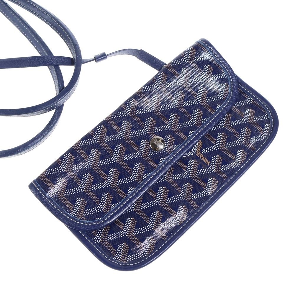 Goyard Saint Louis PM Tote Blue Navy Leather — view 5