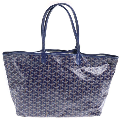 Goyard Saint Louis PM Tote Blue Navy Leather — view 2