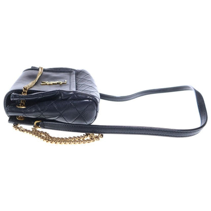 Saint Laurent Paris Nolita Chain Shoulder Bag Black Leather Gold — view 3