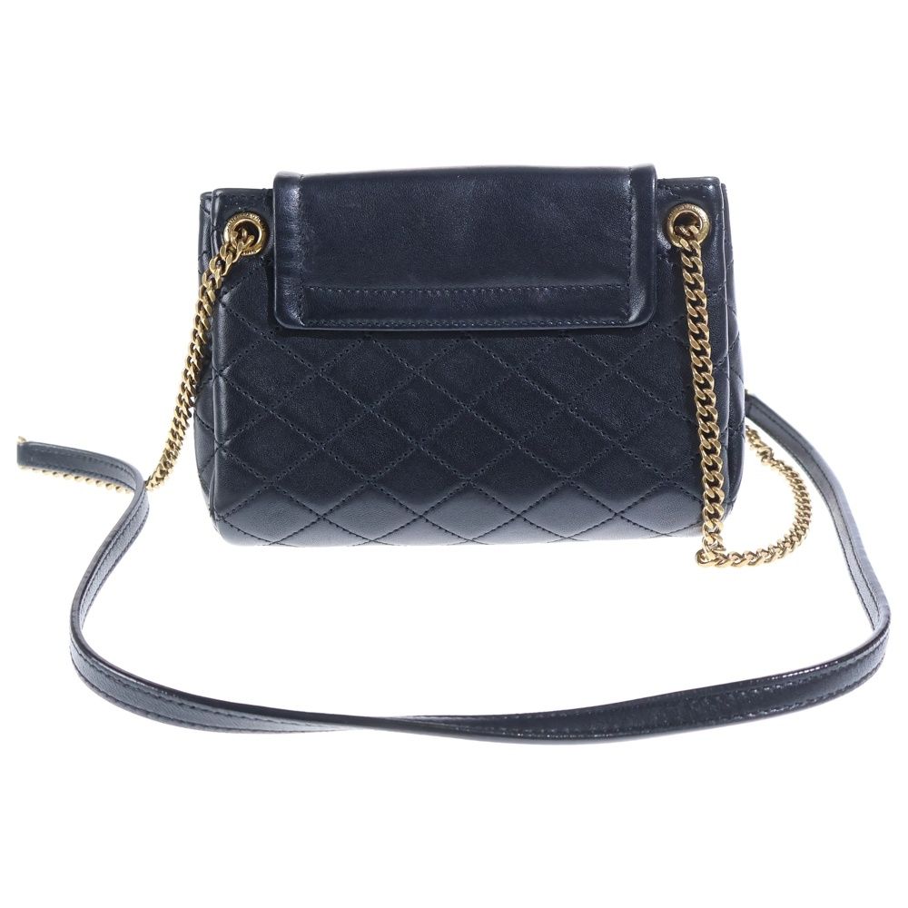 Saint Laurent Paris Nolita Chain Shoulder Bag Black Leather Gold — view 2