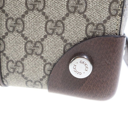 Gucci GG Supreme Tote Brown Beige Leather Silver — view 5