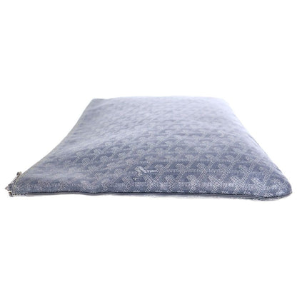 Goyard Sena MM Clutch Case Pouch Gray Silver — view 3
