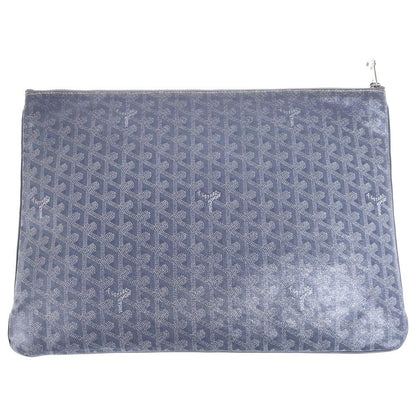 Goyard Sena MM Clutch Case Pouch Gray Silver — view 2