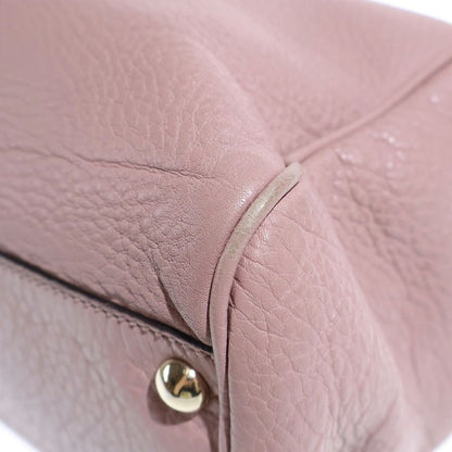 Gucci Bamboo 2-Way Shoulder Bag Rose Pink Leather Gold — view 5