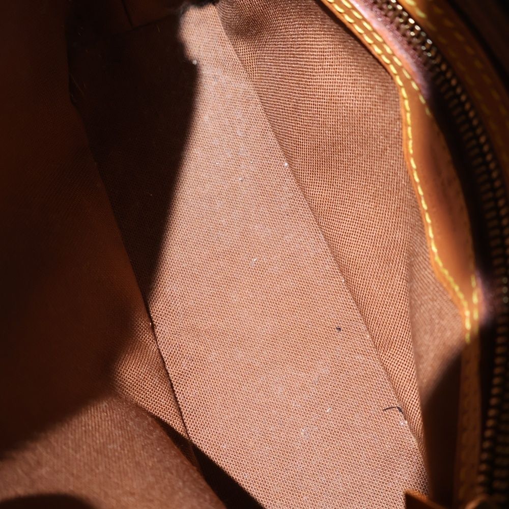 Louis Vuitton Trotteur Monogram Leather Shoulder Bag Gold Brown — view 4