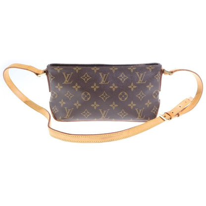 Louis Vuitton Trotteur Monogram Leather Shoulder Bag Gold Brown — view 2