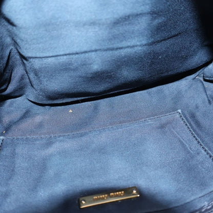 Miu Miu Matelasse Chain Shoulder Bag Black Leather Gold — view 4