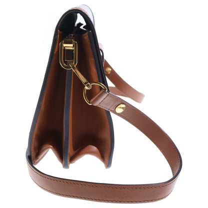 Louis Vuitton Dauphine MM Monogram Reverse Leather Chain Shoulder Bag Gold Brown — view 3