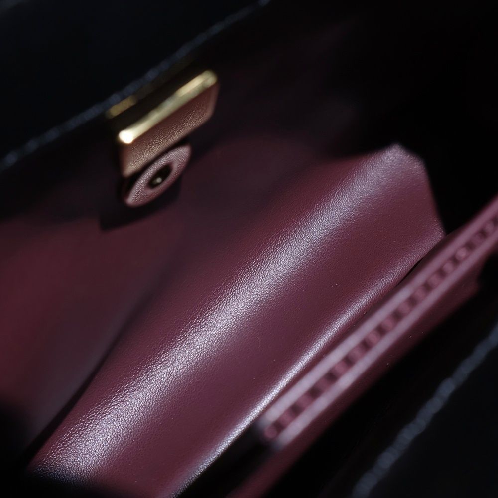 Chanel Coco Handle XS Caviar Leather 2-Way Hand Chain Shoulder Bag Gold Black — view 4
