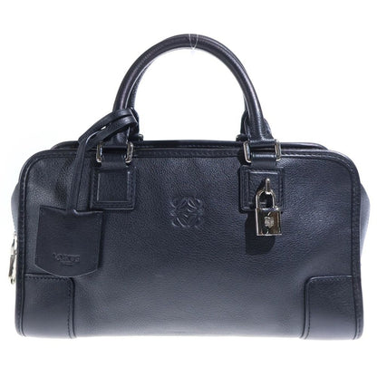 Loewe Amazona 28 Boston Bag Black Cles the Silver