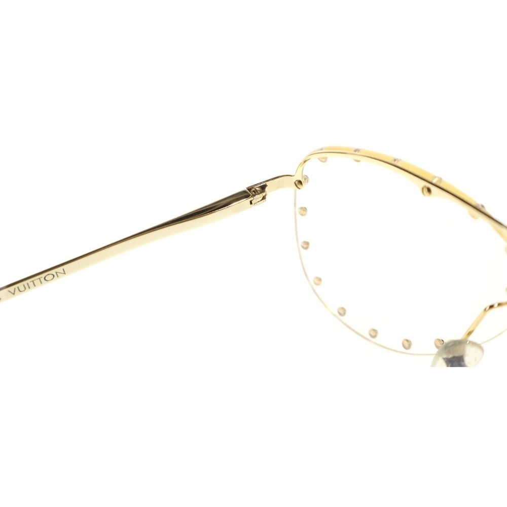 Louis Vuitton Sunglasses the Party Clear Lens Gold Eyewear — view 4