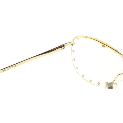 Louis Vuitton Sunglasses the Party Clear Lens Gold Eyewear — view 4