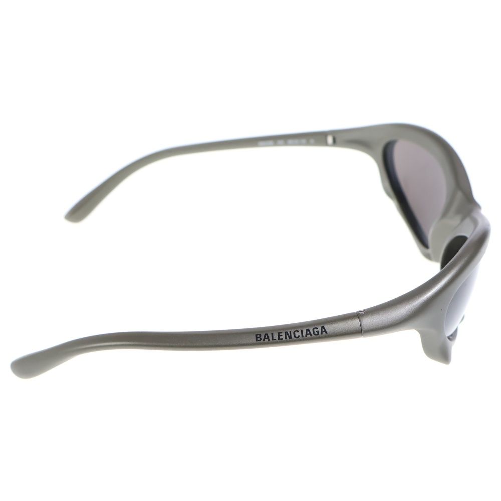 Balenciaga Bat Rectangle Sporty Frame Sunglasses Gray Eyewear — view 3