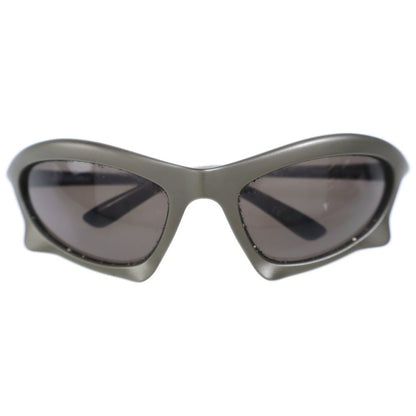 Balenciaga Bat Rectangle Sporty Frame Sunglasses Gray Eyewear
