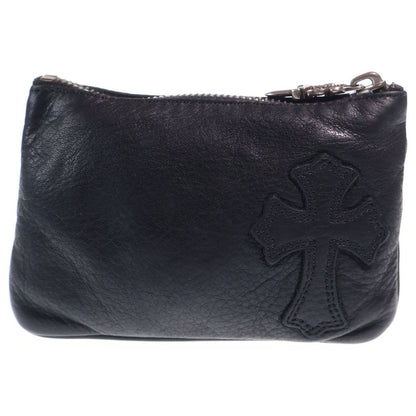 Chrome Hearts Zpr Chng Purse Change Cross Patch Daga Zip Coin Case