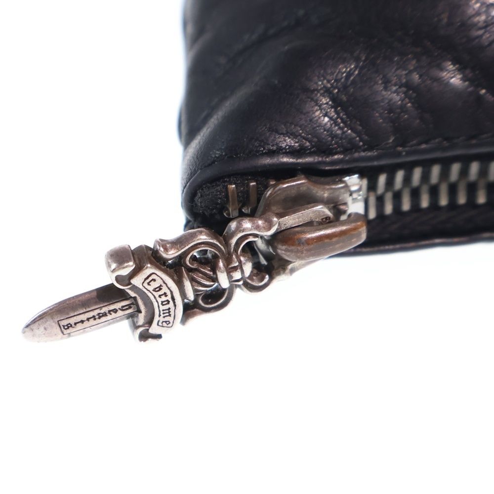 Chrome Hearts Zpr Chng Purse Change Cross Patch Daga Zip Coin Case — view 5