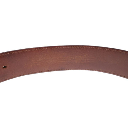 Chrome Hearts Blt Scrlrec Rectangle Scroll Leather Belt — view 6