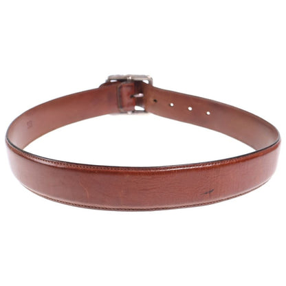 Chrome Hearts Blt Scrlrec Rectangle Scroll Leather Belt — view 2