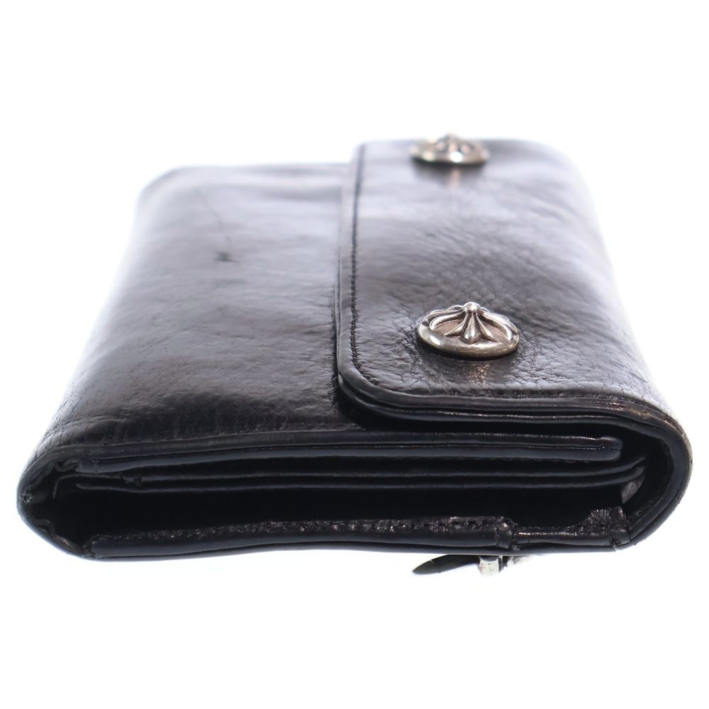 Chrome Hearts Wave Leather Wallet Black — view 3