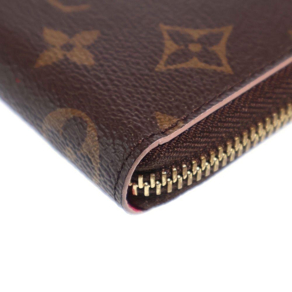 Louis Vuitton Monogram Portefeuille Clemence Flower Charm Wallet Card Case — view 4