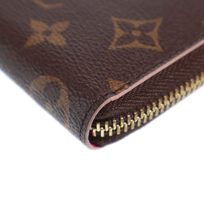 Louis Vuitton Monogram Portefeuille Clemence Flower Charm Wallet Card Case — view 4