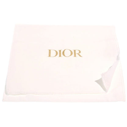 Dior Caro Cannage Lambskin Leather Fragment Card Coin Case Gold Pink — view 6