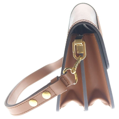 Louis Vuitton Monogram Reverse Dauphine Mini Shoulder Bag Brown Leather Gold — view 3