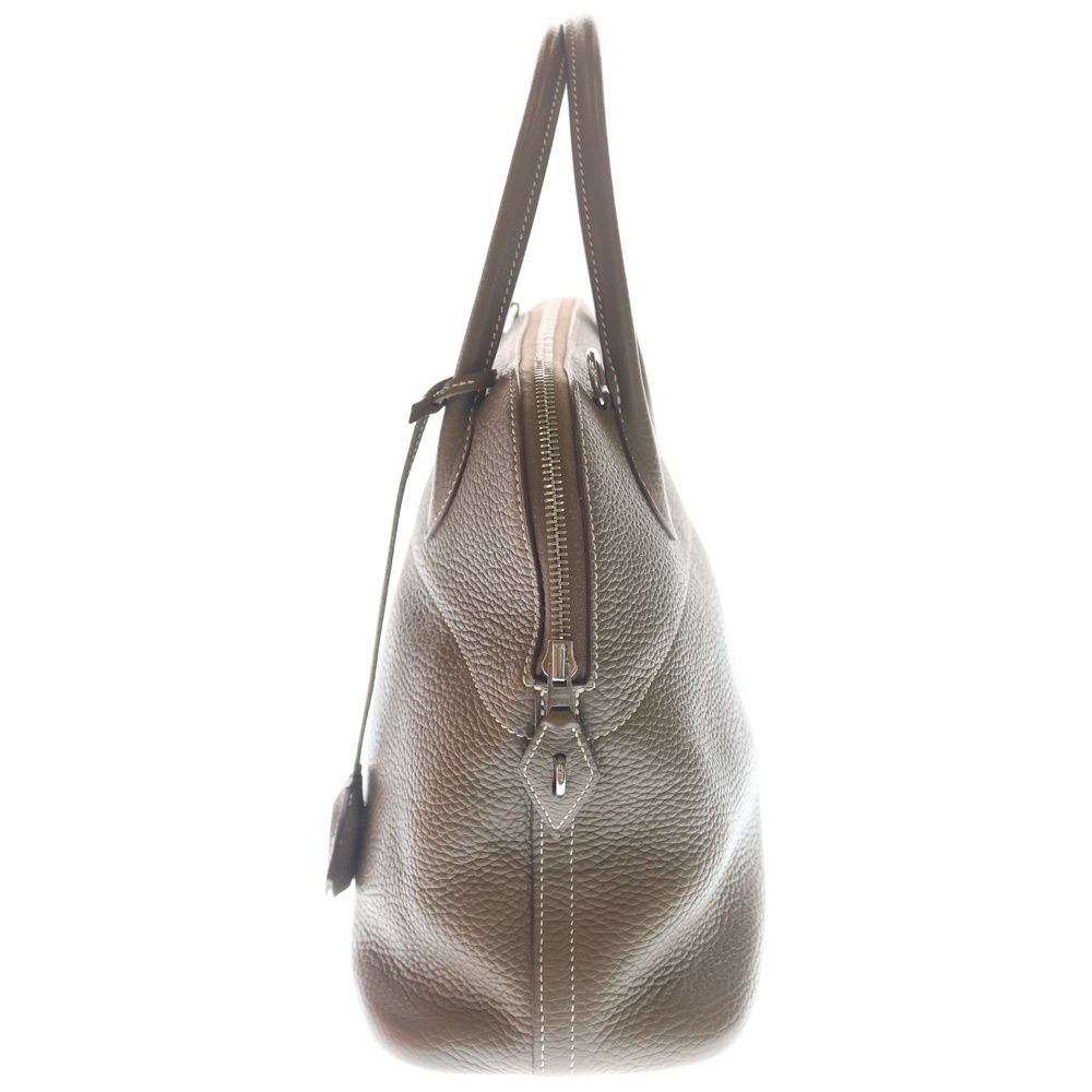 Hermes Bolide 31 Etoupe Taurillon Clemence Leather 2-Way Bag Silver Beige — view 3
