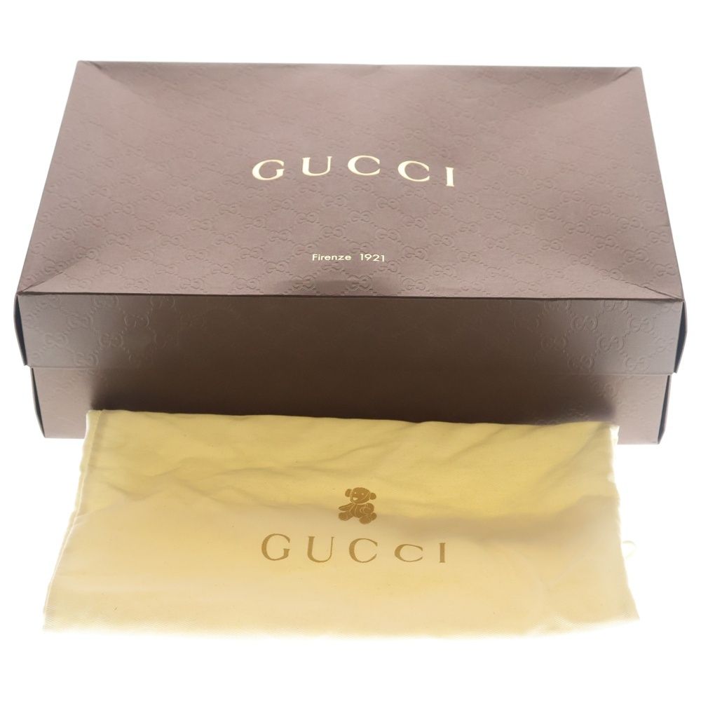 Gucci GG Canvas Sherry Line Shoulder Bag Black Gunmetal — view 6