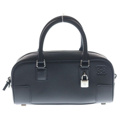 Loewe Amazona 23 Mini Bag Black Leather Silver