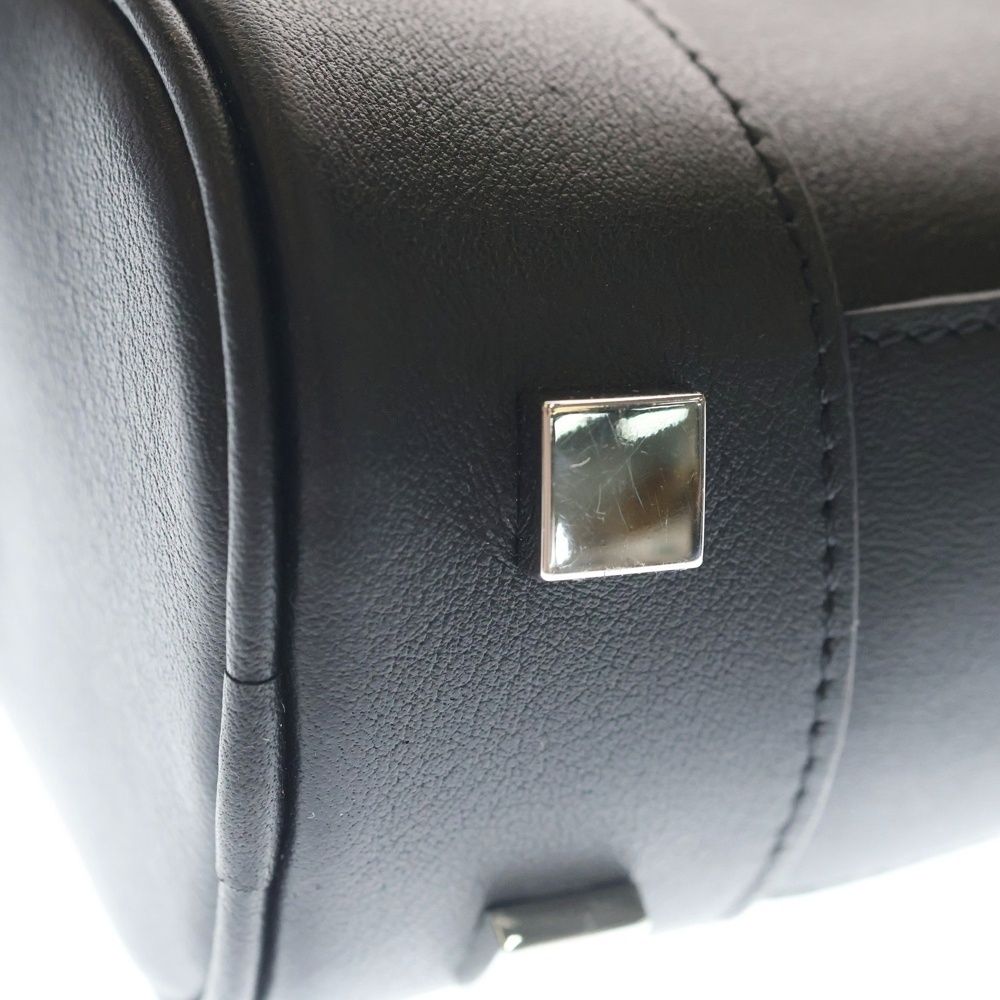 Loewe Amazona 23 Mini Bag Black Leather Silver — view 6