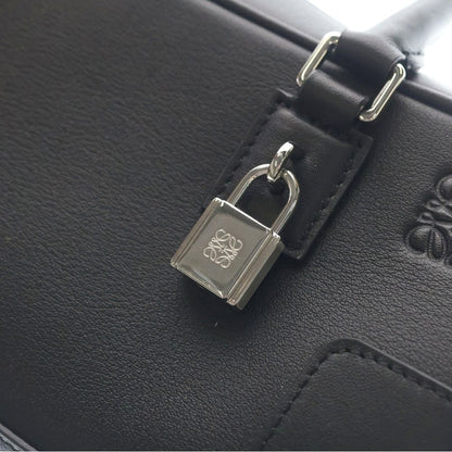 Loewe Amazona 23 Mini Bag Black Leather Silver — view 5
