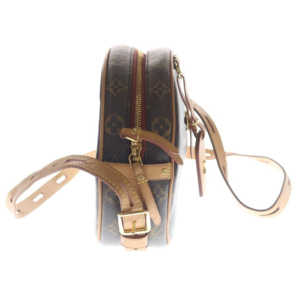 Louis Vuitton Boite Chapeau Sple MM Monogram Leather Shoulder Bag Gold Brown — view 3
