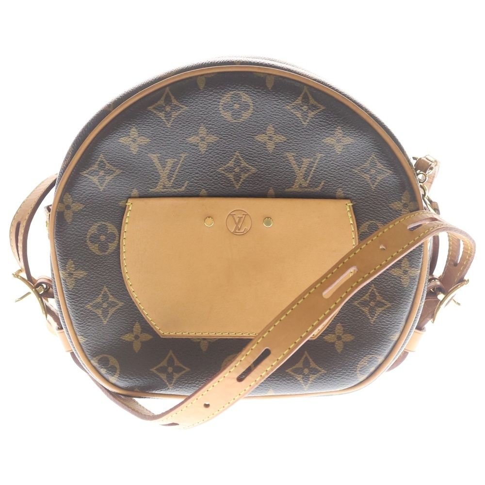 Louis Vuitton Boite Chapeau Sple MM Monogram Leather Shoulder Bag Gold Brown — view 2