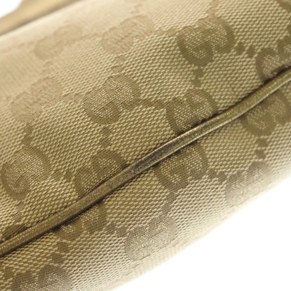 Gucci GG Canvas Shoulder Bag Beige — view 6