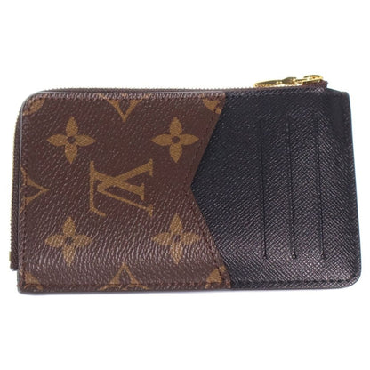 Louis Vuitton Monogram Card Holder Recto Verso Bag Charm Case Brown Black — view 2