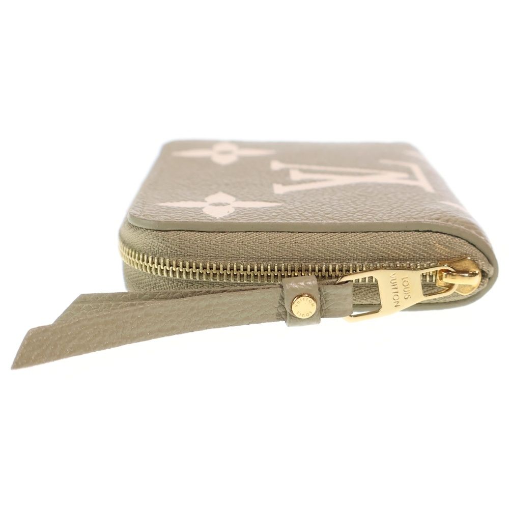 Louis Vuitton Monogram Empreinte Zippy Coin Purse Mini Wallet Bicolor Khaki — view 3