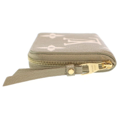 Louis Vuitton Monogram Empreinte Zippy Coin Purse Mini Wallet Bicolor Khaki — view 3