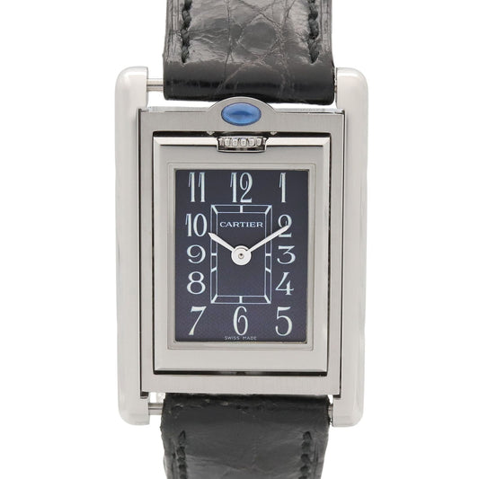 Cartier Watch Tank Busculant SM Gray Stainless Steel