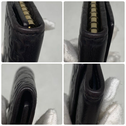 Gucci Key Case GG Marais the Leather 6 Keys Black Key Holder — view 5